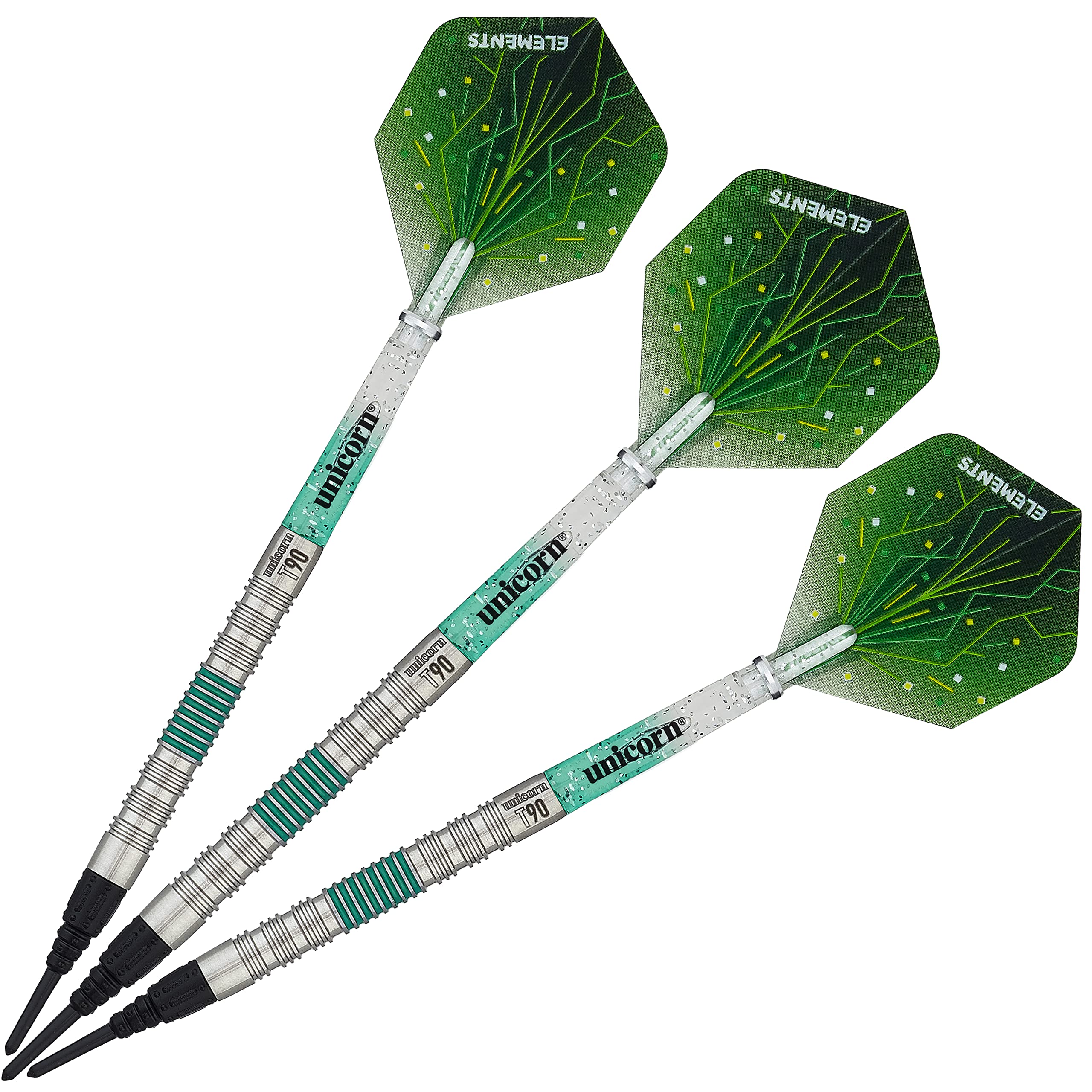 Unicorn Soft Tip Darts Set, Green, 19 g - Image 4
