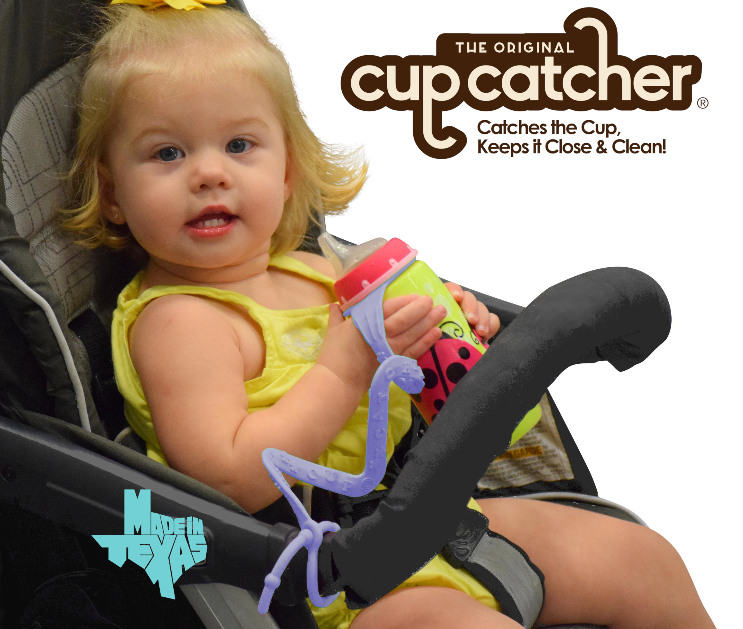 Cinghie Portabicchieri Per Bambini - Set Da 2 In Silicone Alimentare, Per Carrozzina E Seggiolino - Foto 9