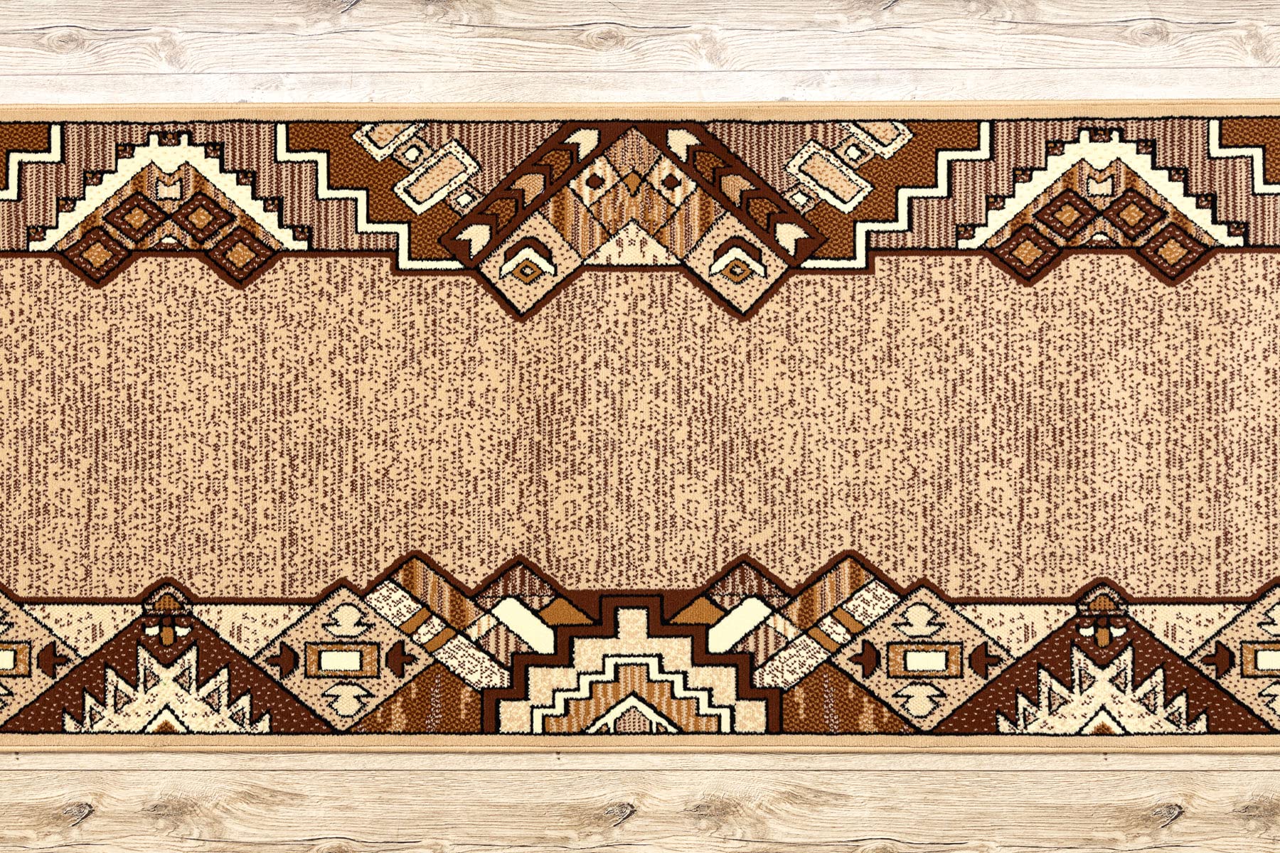 rugsx Läufer BCF Baryton für Flur, Küche beige 60x300 cm