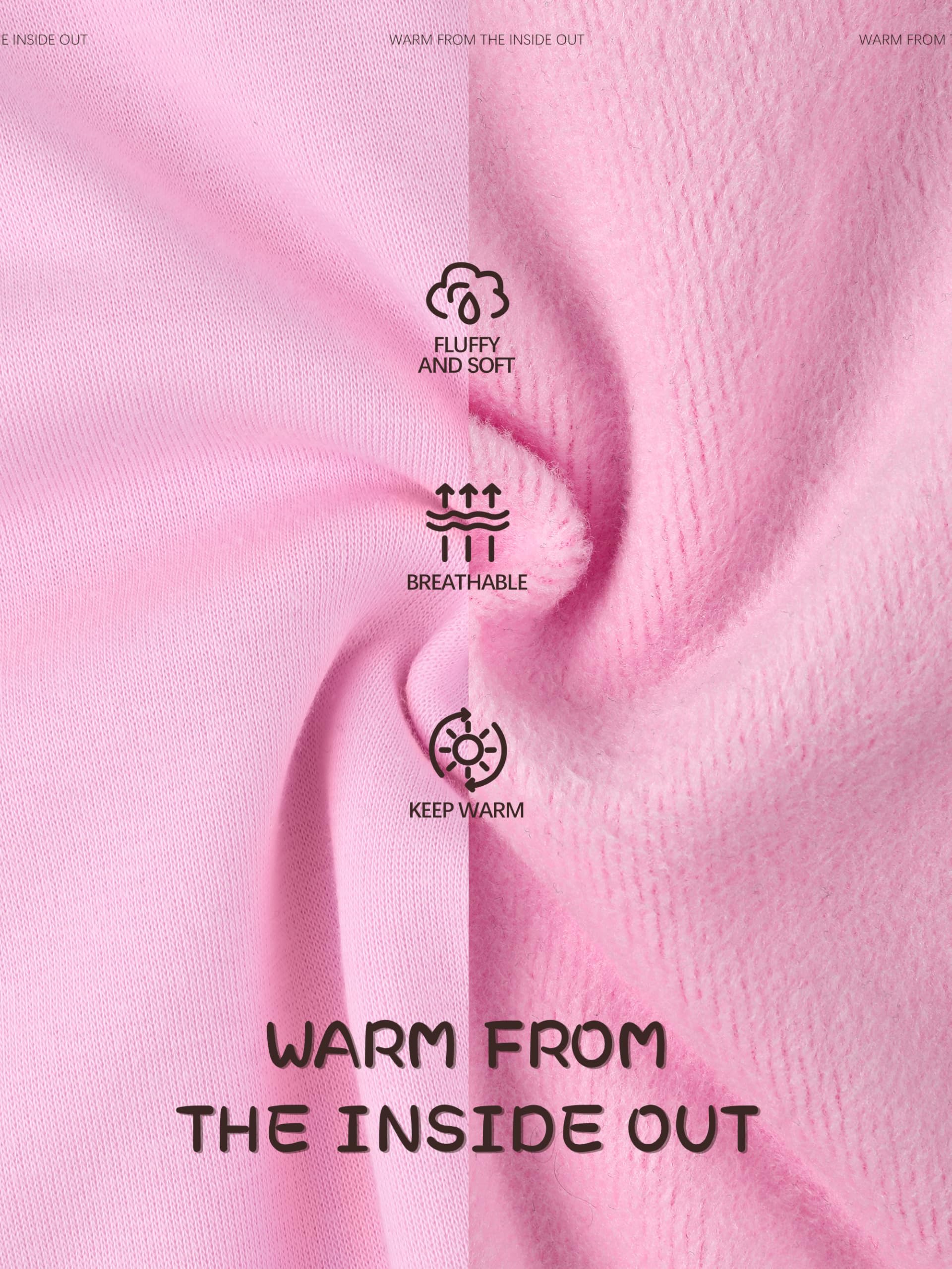 Leggings foderati in pile per bambine, in cotone, invernali, caldi, spessi e termici