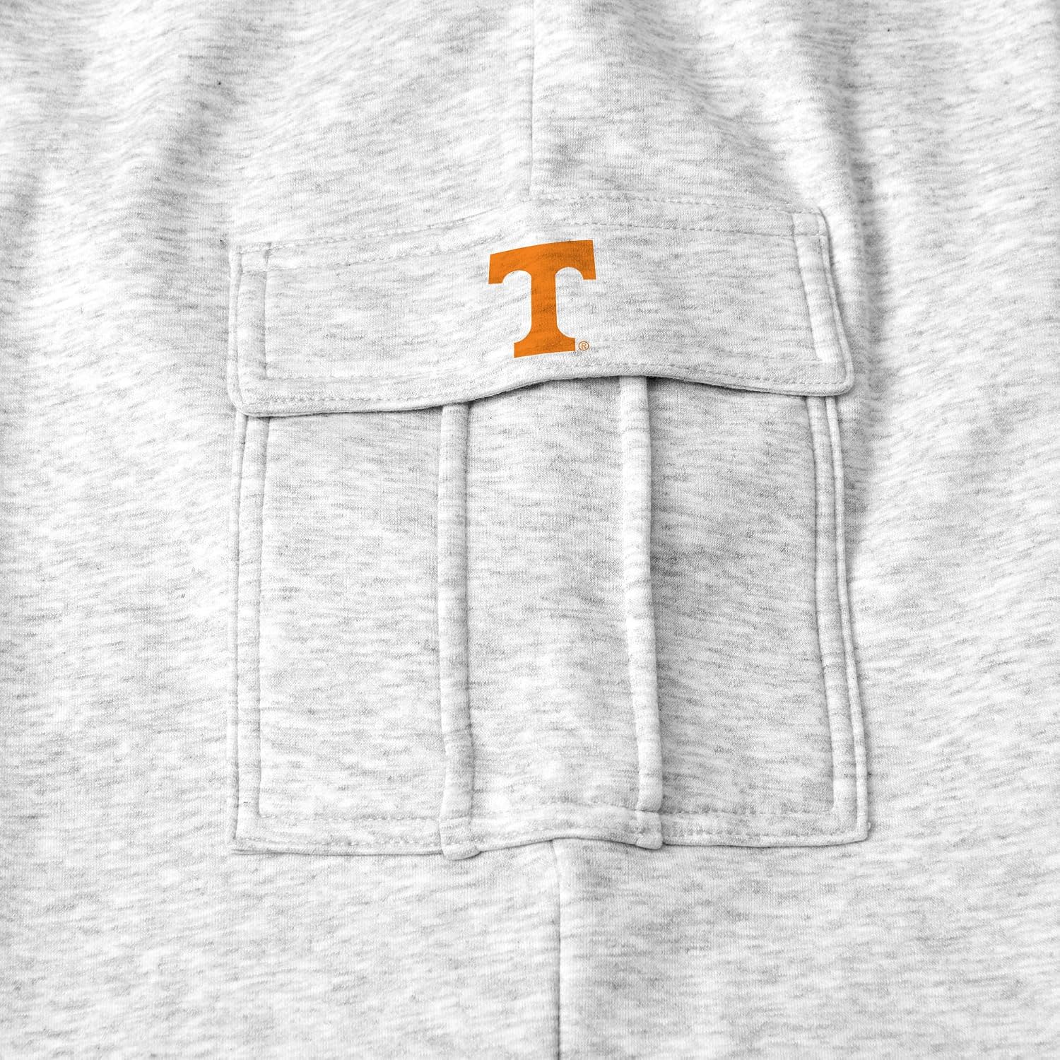 Northwest NCAA Women's Fleece Cargo Pants, Straight Leg Lounge Trousers with Utility Pockets