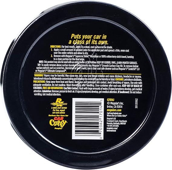 Meguiar's Gold Class Carnauba Plus Premium Paste Wax, 311 g