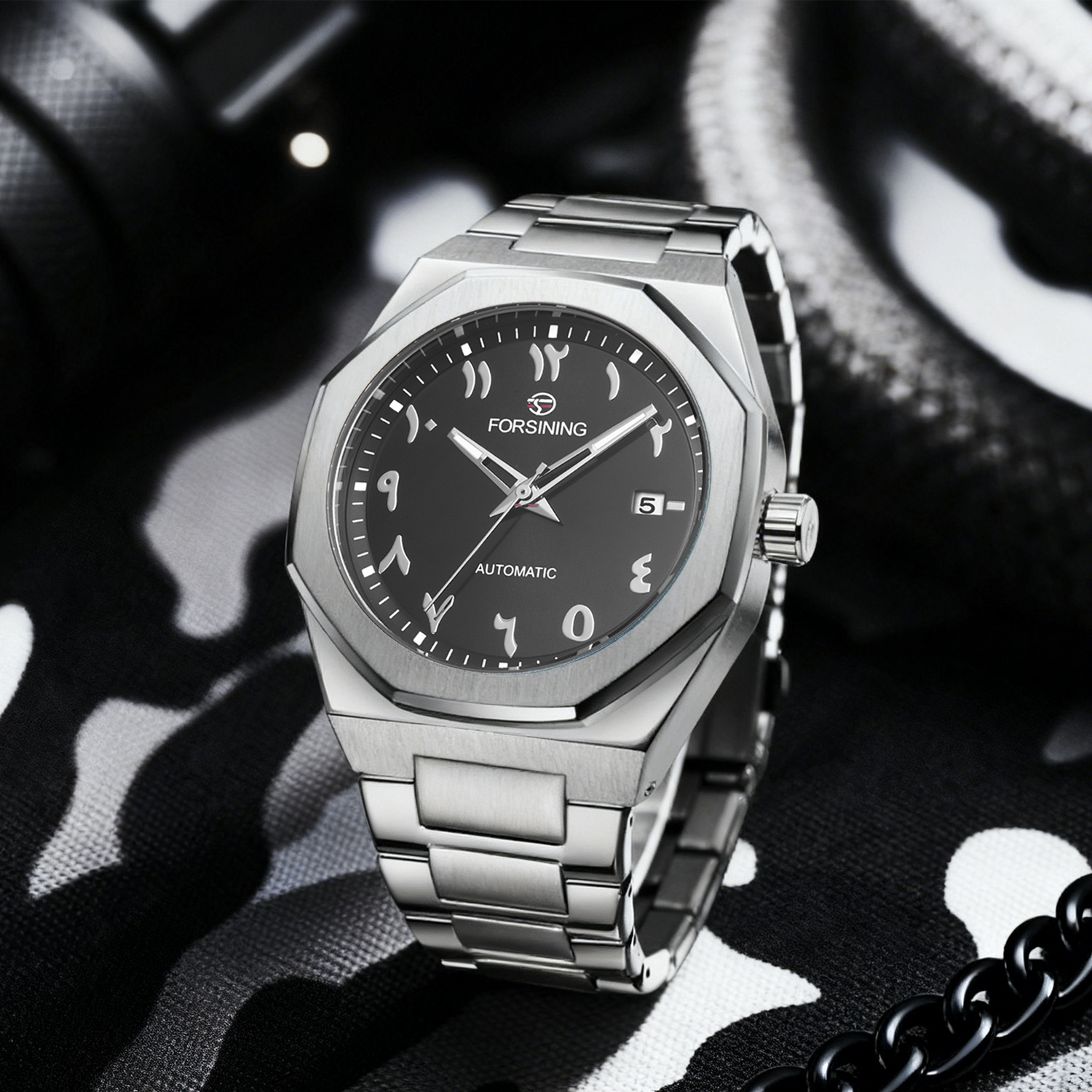 Amazon.com: FORSINING Men's Automatic Mechanical Watch Octagon