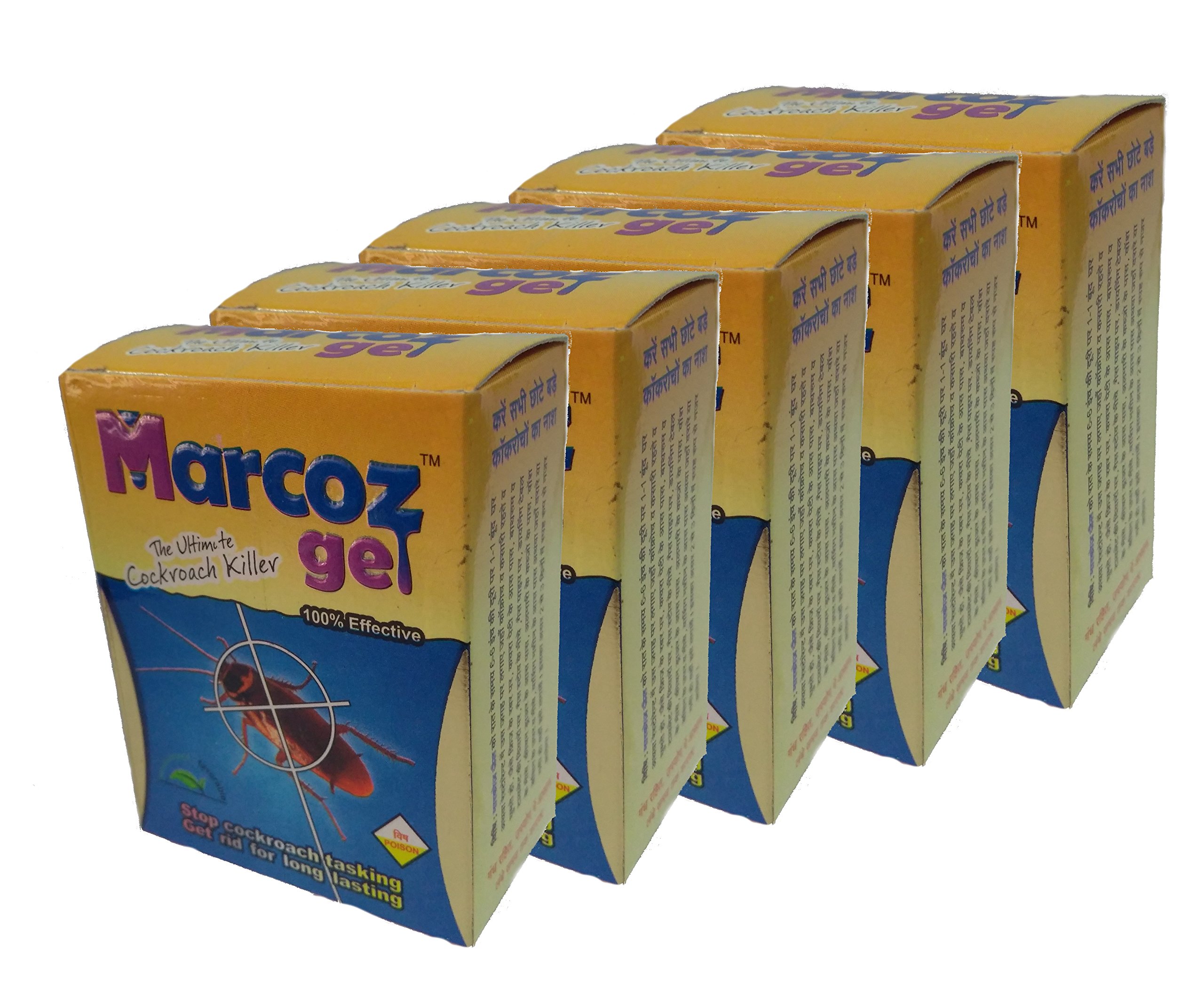 MMR Making Marvelous Powerful Long-lasting Gel Marcoz Ultimate Cockroach Killer, 20 Gram-Set of 5, Pack of 1