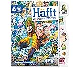 Häfft® Original Hausaufgabenheft 2025/2026 A5 "Stickermania" ultimativer Schülerkalender, Schülerplaner - nachhaltig & klimafreundlich