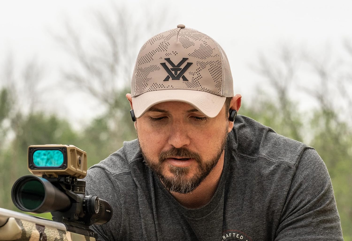 Vortex Through and Through Camo Snap Back Caps