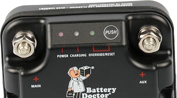Battery Isolator, 100A, Black