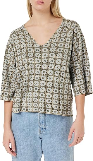 Desires Pullover in Maglia A Maniche Lunghe Elo Donna