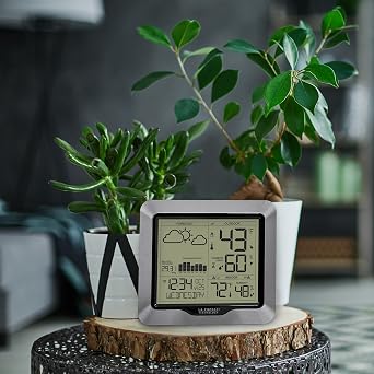 308-1417 Wireless Barometric Pressure Weather Station with WWVB Time, 330ft