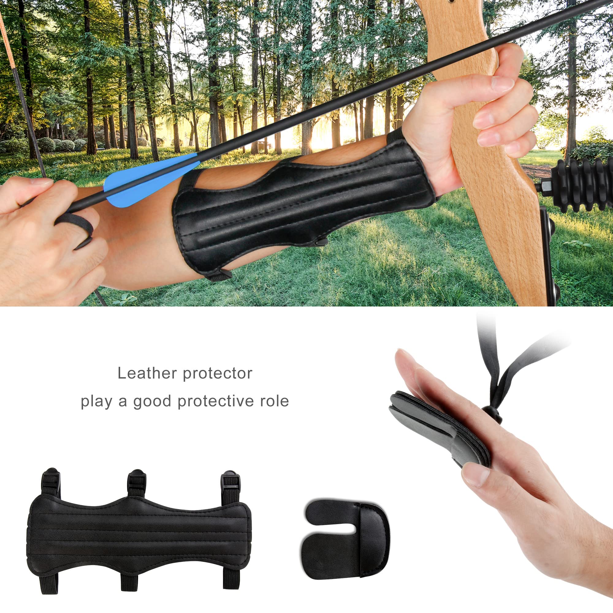 Arco ricurvo Set di Archi e frecce 30 libbre Frecce da Allenamento Pratica al Bersaglio Sport all'Aria Aperta Regalo Creativo per tiro con L'Arco Principianti Attrezzatura di …