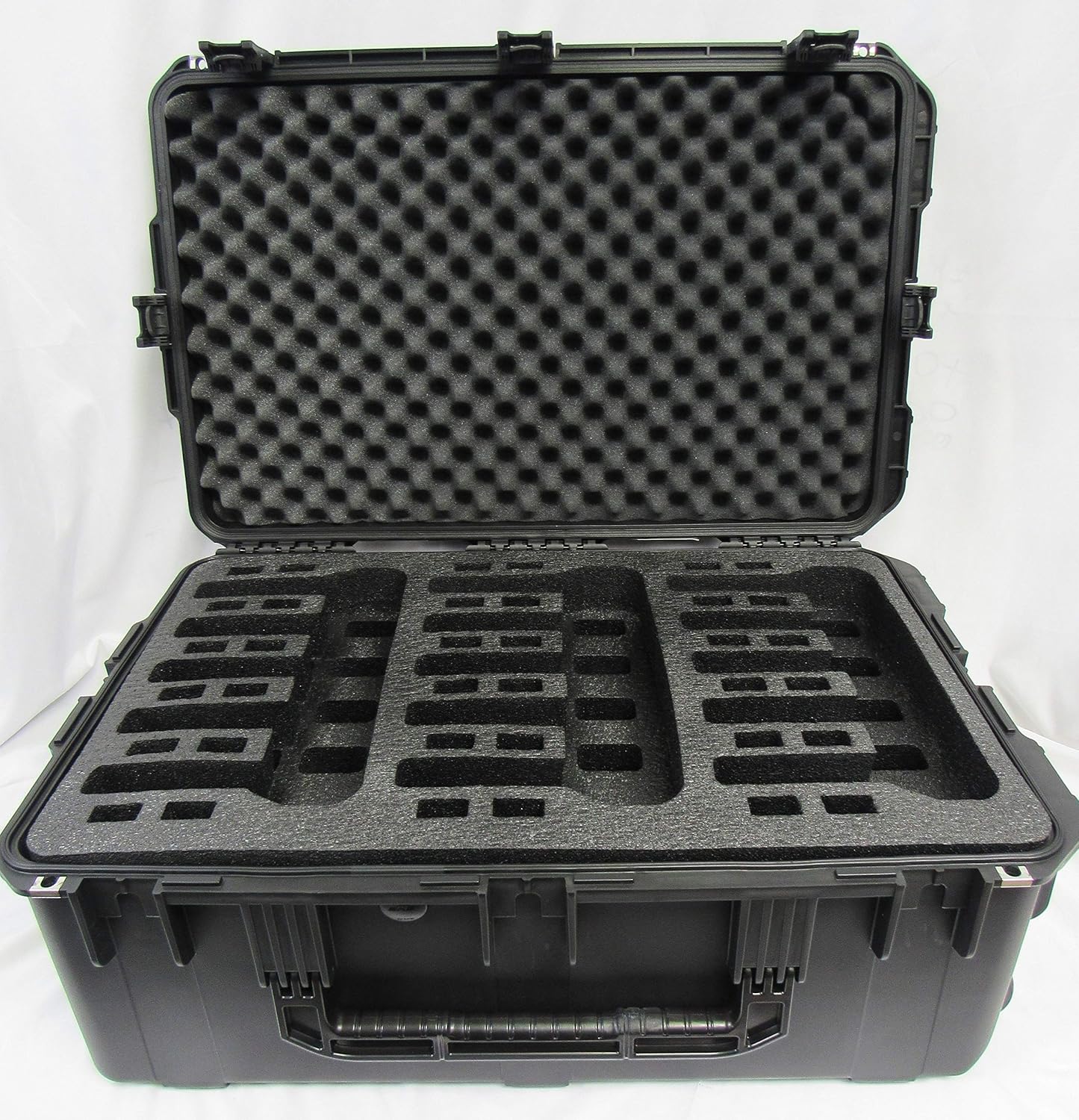 Pelican Air Case 1615 Foam Insert for 15 Handguns - Polyethylene (FOAM ONLY)