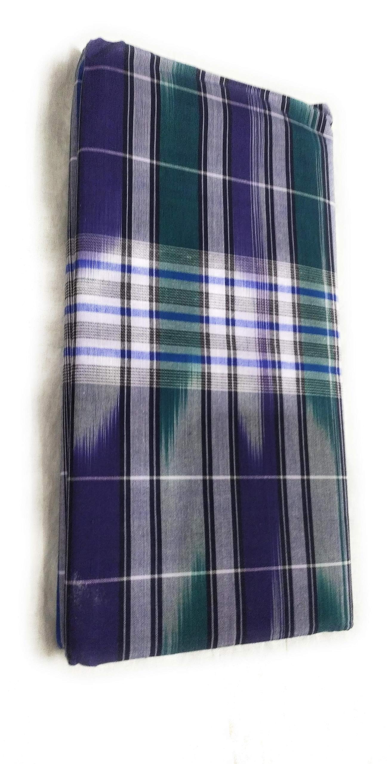cotton colors Sangu Mark Lungies for Men (Multicolour, Pattern may vary) - Pack of 1_BT164-picture-25