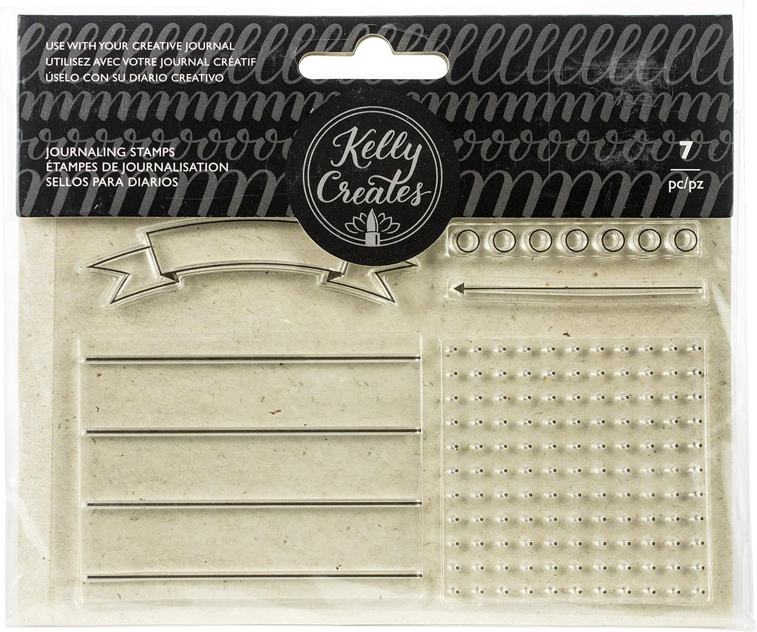 Kelly Creates Journaling Stamps, Clear