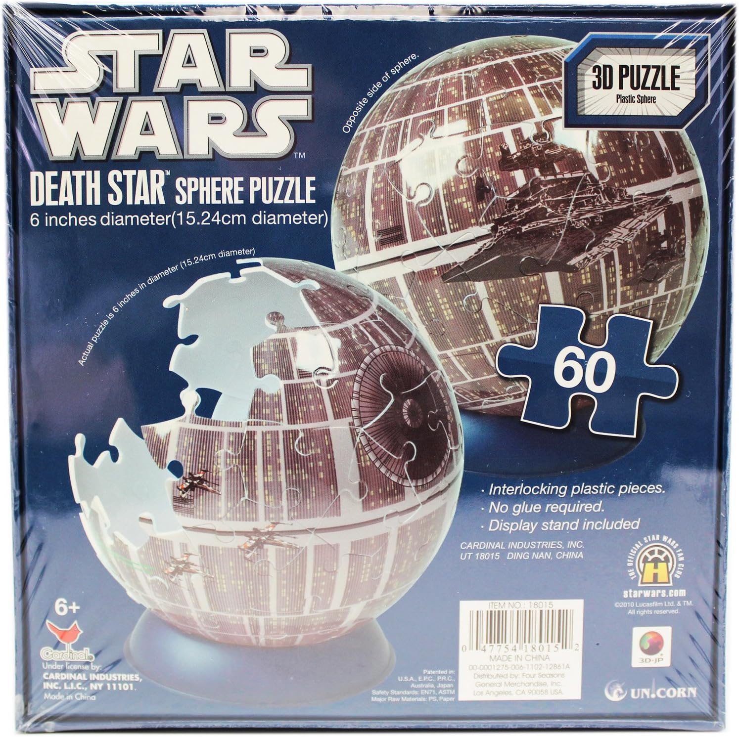 Death Star Star Wars Miniature 3D Spherical Puzzle (60pc)