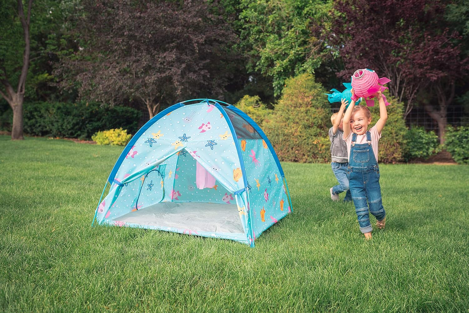 Pacific Play Tents Sea Buddies Dome Play Tent, 48"" x 48"" x 42"" High, Multi