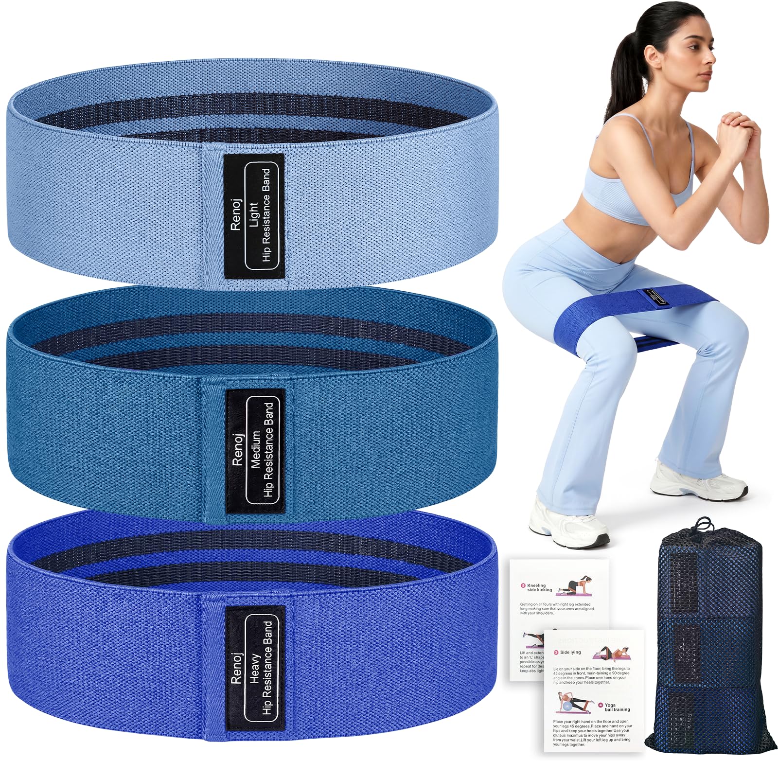 Renoj 3-Level Fabric Bands