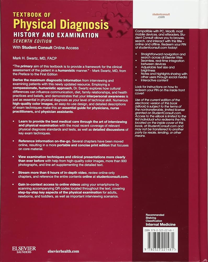 Textbook of Physical Diagnosis: History and Examination With