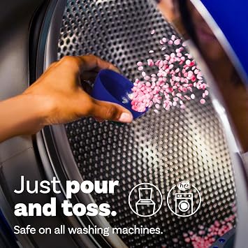 Downy Infusions In-Wash Laundry Scent Booster Beads, BLISS, Sparkling Amber and Rose Scent, 24 oz