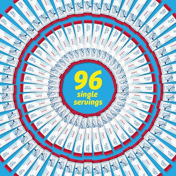 Wyler's Light Singles To Go Water Drink Mix, Cherry, 96 Packets