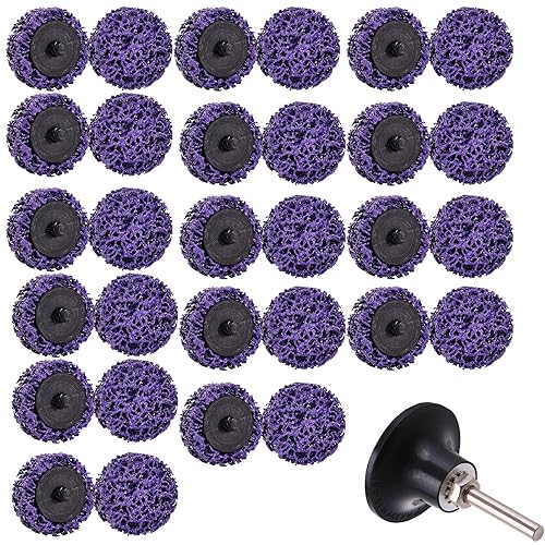 Miniatura 14 de 11 unidades de discos de tira de cambio rápido de 2 pulgadas, accesorios para amoladora de troquel de ángel para tiras de pintura, limpia soldaduras