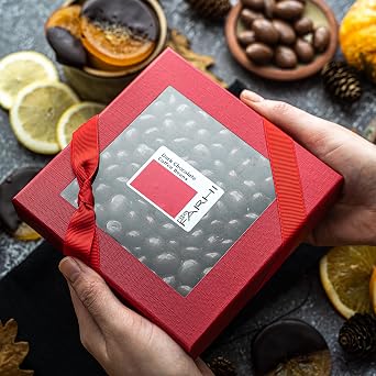 Rita Farhi Dark Chocolate Coated Coffee Beans in a Luxury Gift Box 200g - New Palm Oil Free Recipe