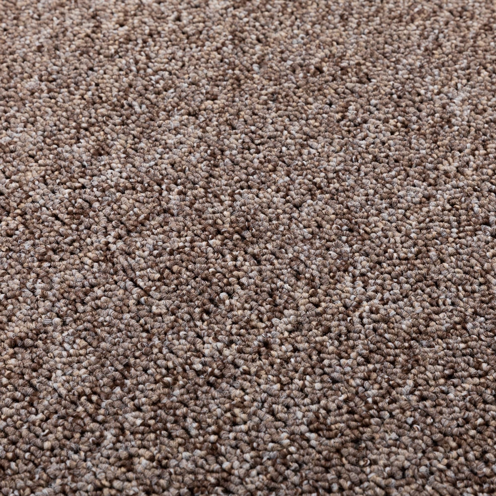 Steffensmeier Schlingen Teppichboden Meddon XL Meterware | Auslegware für Flur Büro | 1m 2m 3m 4m 5m breit! | Sand, Größe: 300x500 cm