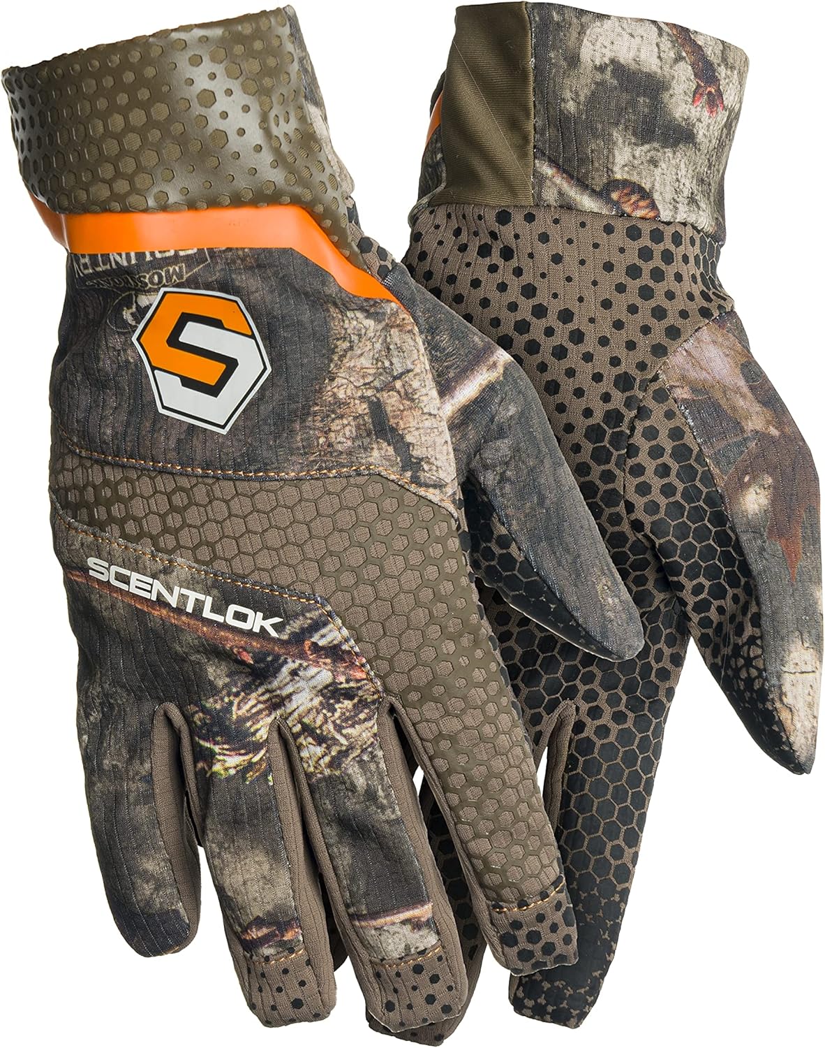 ScentLok Savanna Lightweight Camo Shooter Gloves for Hunting and Outdoor Use (Mossy Oak Country DNA, Medium)