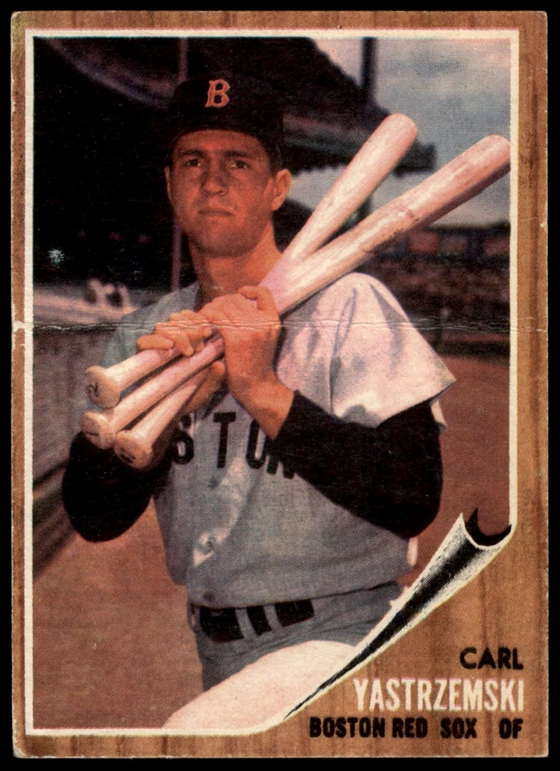1962 Topps #425 Carl Yastrzemski Boston Red Sox (Baseball Card) GOOD Red Sox
