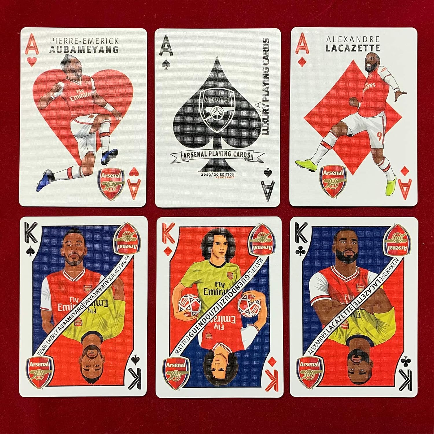 Arsenal Official Playing Cards, 19/20 FA Cup Champions