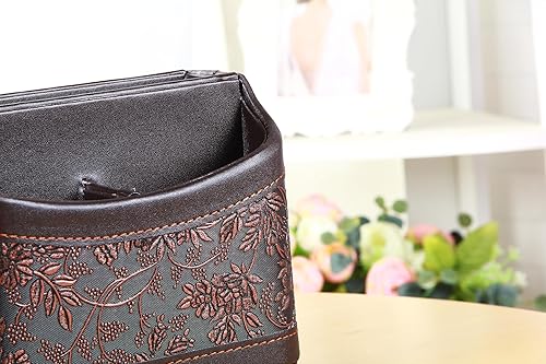 Miniatura 2 de Soporte para control remoto de piel sintética, escritorio giratorio de 360 grados, organizador de escritorio y accesorios para controlador, medios,