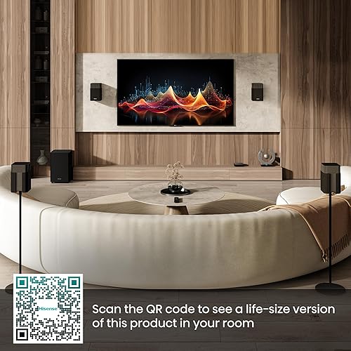 Hisense HT SATURN, 4.1.2 CH home theatre sound system, wireless satellite speakers, Tuned by Devialet, 720 W max audio power, Hi-Concerto, Dolby Atmos, DTS:X, Room fitting tuning, EzPlay 3.0 - 5