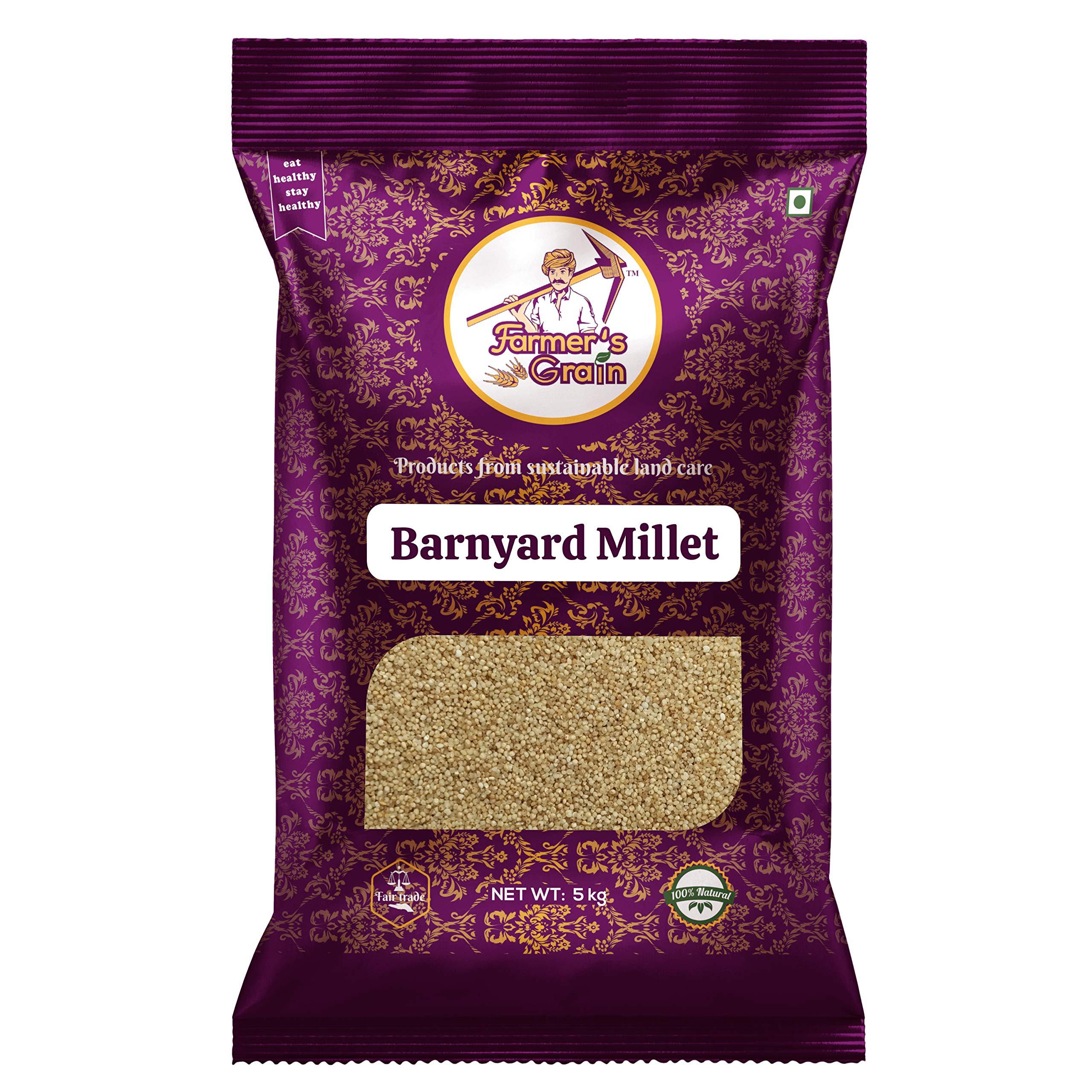 Farmers Grain Barnyard Millet (5 kg) (B08JQMWMT8) Amazon Price History, Amazon Price Tracker