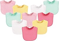 Vista 10 de Luvable Friends Baberos de rizo de algodón unisex para bebé