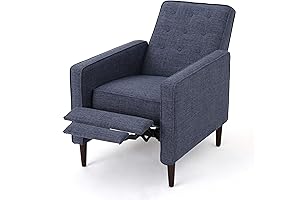 Christopher Knight Home Mervynn Mid-Century Modern Fabric Recliner