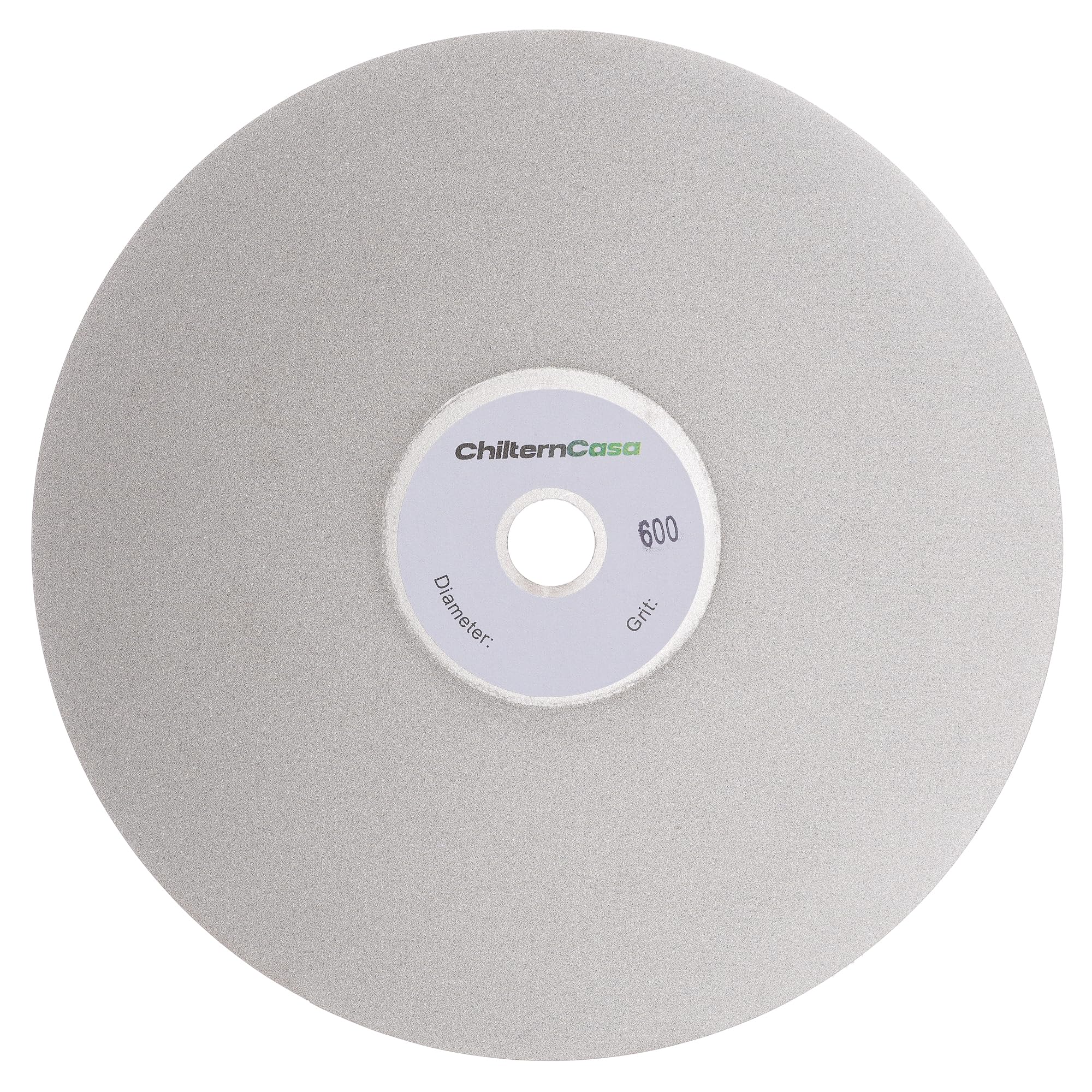 ChilternCasa 6 Inch Diamond Grinding Disc, Coated Flat Lap Disk Abrasive Wheel 1/2 Inch Arbor Hole Medium Grit 600 for Polishing Lapping Granite
