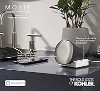 Vista 7 de KOHLER Moxie Alexa - Cabezal de ducha con Bluetooth, radio de ducha, bocina recargable, bocina portátil