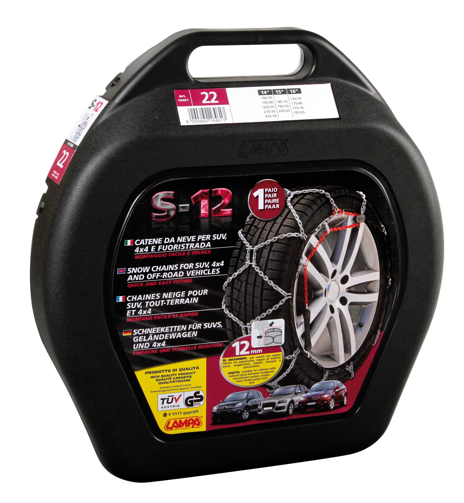 SNOWDRIVE Lampa 16467 Catene da Neve, 24.5