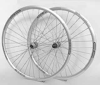 Vuelta 28 Zoll Fahrrad Laufradsatz 622x17 Sportrad Silber - Deore 535 sb - NIRO sb. 36 Loch DISC