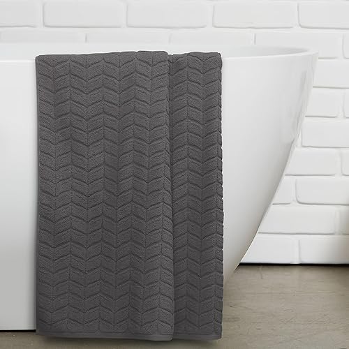 Miniatura 2 de Toallas de baño de lujo ultrasuaves y afelpadas de 700 GSM, 100% algodón de fibra larga, notablemente absorbentes y extragrandes, juego de toallas