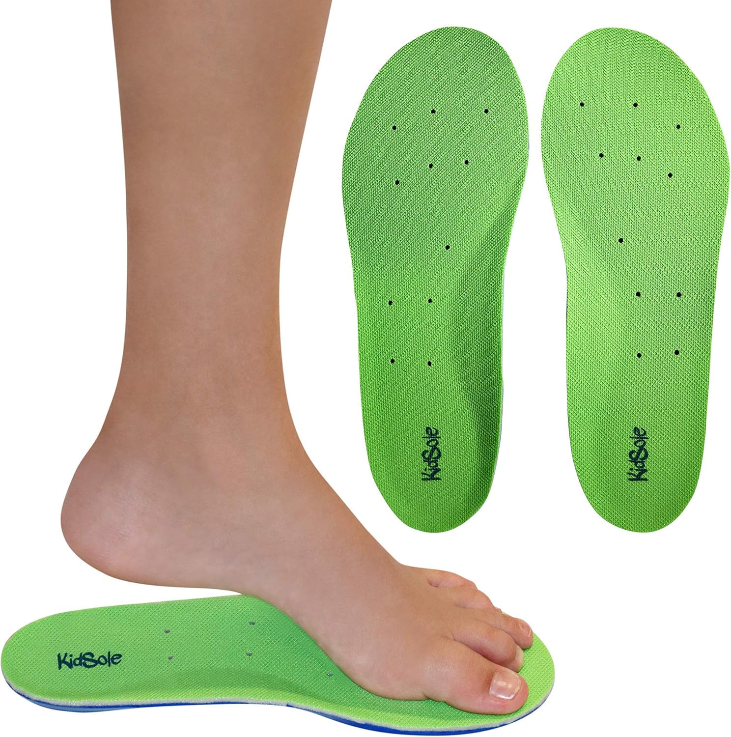 Slim Memory Foam Sport Children's Athletic Shoes with Extra Memory Foam Top Layer (24 cm, Kids' Size 3-6)