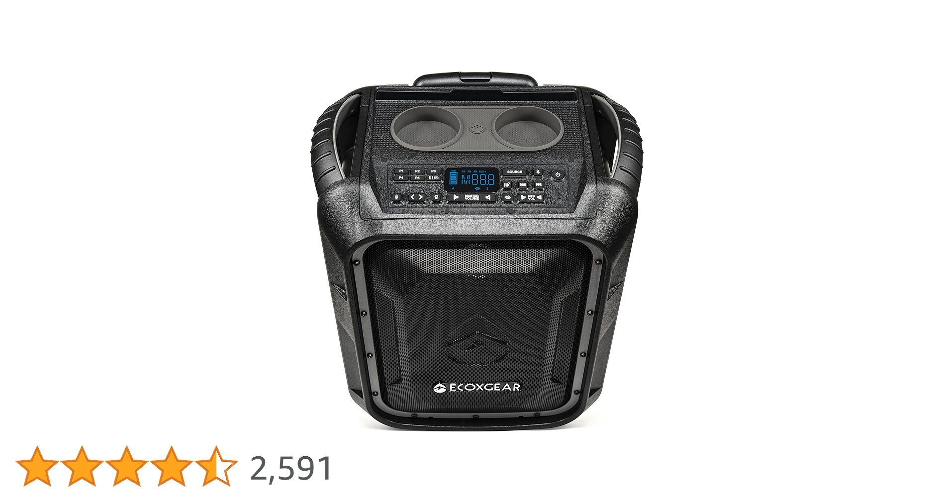 ECOXGEAR ワイヤレススピーカー EcoBoulder+ 防水ワイヤレススピーカー（ECOXGEAR）