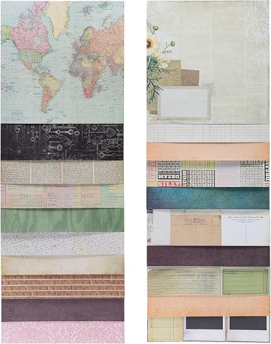 Miniatura 4 de Tarjetero de papel para álbumes de recortes de 12 x 12 pulgadas, 180 hojas de cartulina ligera y suave, papel de manualidades rústico para álbumes