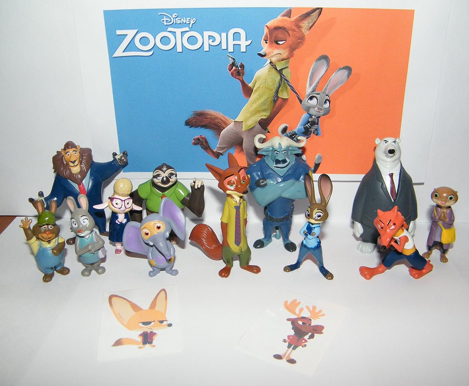 Buy Disney Zootopia Deluxe Figure Set of 14 Toy Kit with Figures and