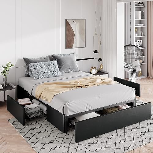 Allewie Queen Size Platform Storage Bed product photo (Bedroom Sets) — ScooterReviewPro review