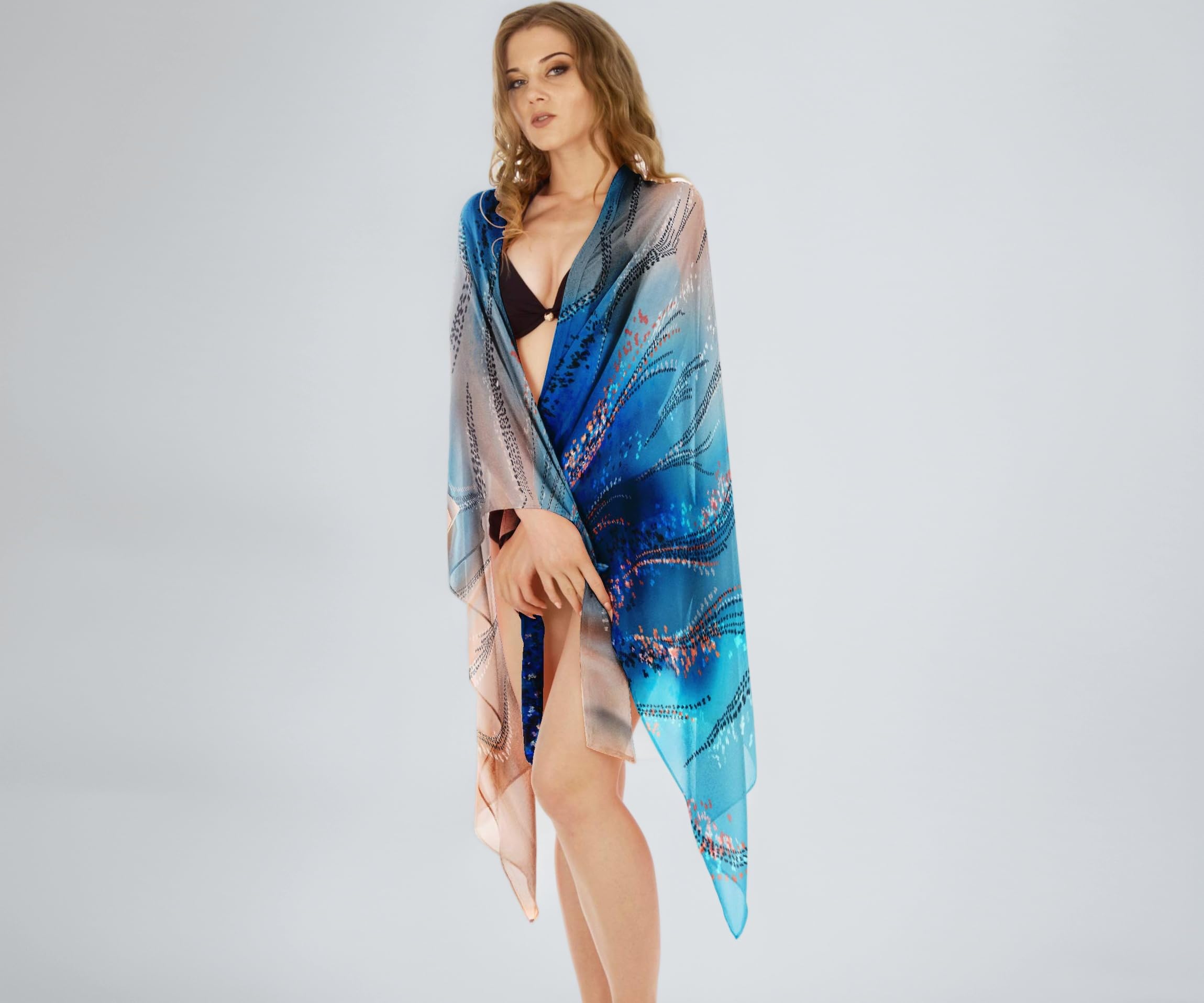 Women's Georgette All Over Print Pareo
