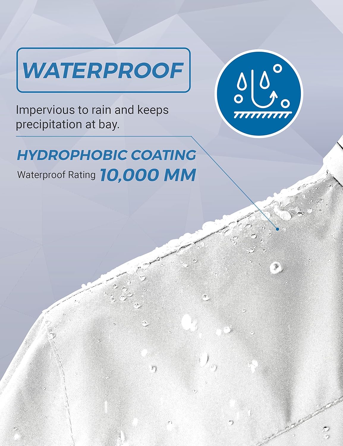 wantdo Men's Mountain Waterproof Ski Jacket Windproof Rain Jacket Winter Warm Hooded Coat - Image 4