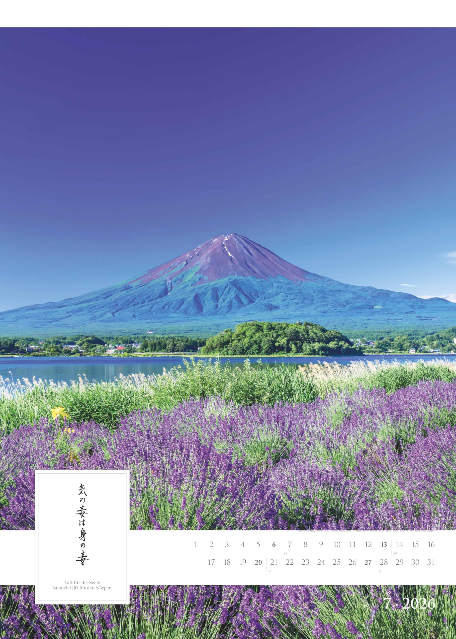 Alpha Edition - Spirit of Japan Kalender 2026 – Hochwertiger Wandkalender 50x70 cm mit japanischer Kalligraphie, FSC-zertifiziert, Weisheiten aus Japan für Liebhaber fernöstlicher Kultur