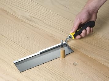 Stanley Fatmax ince testere (katlanabilir, ekstra geniş bıçak, arka kısmı çelik takviyeli, ergonomik sap) 0-15-252