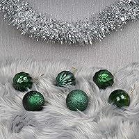 Vista 2 de Bolas de Navidad adornos para árbol de Navidad, juego de bolas de Navidad para fiesta de vacaciones y decoración de boda