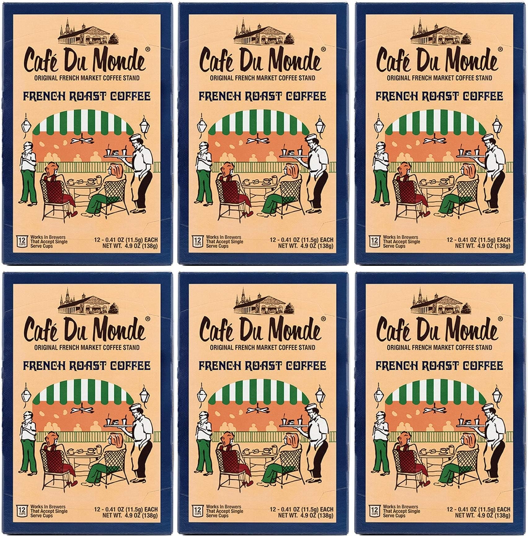 Cafe Du MondeFrench Roast single-serve cup pods, 72 Count